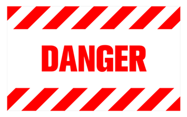 Danger sign